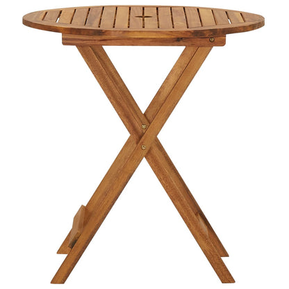 vidaXL Garden Dining Set | Brown | Solid acacia wood | Compact |  Foldable