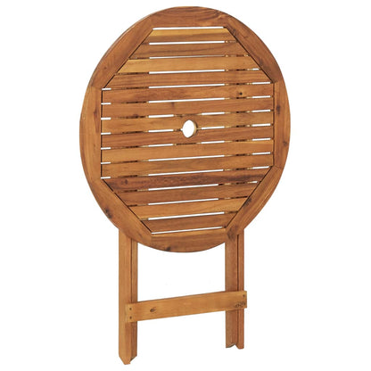 vidaXL Garden Dining Set | Brown | Solid acacia wood | Compact |  Foldable