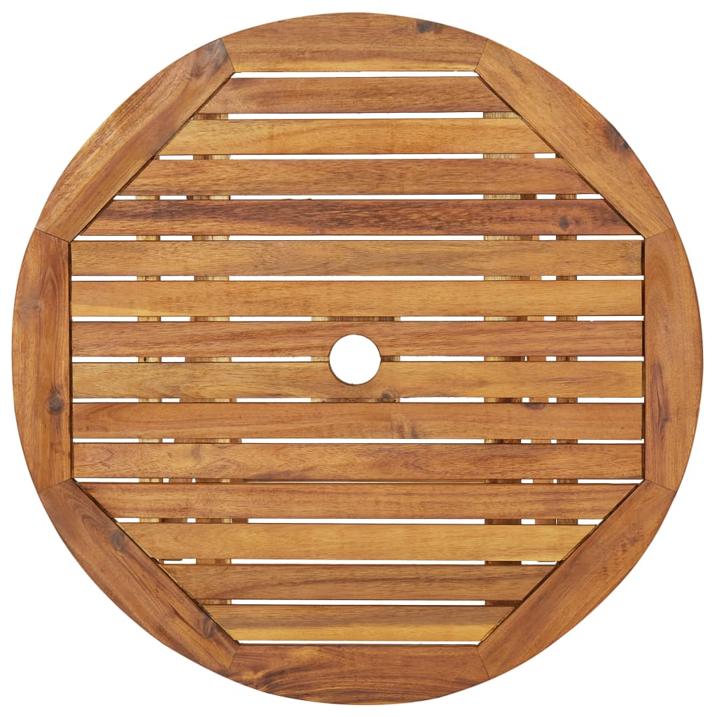 vidaXL Garden Dining Set | Brown | Solid acacia wood | Compact |  Foldable