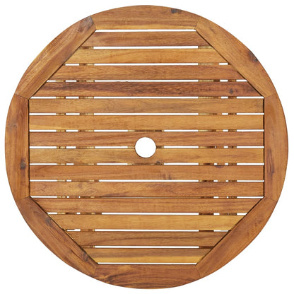 vidaXL Garden Dining Set | Brown | Solid acacia wood | Compact |  Foldable