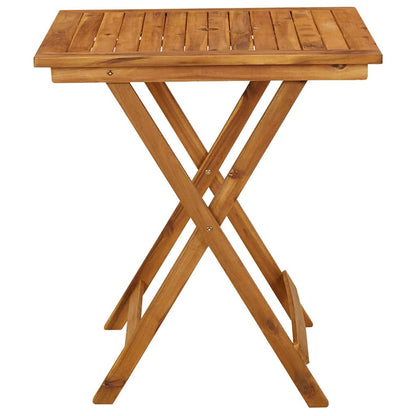 vidaXL Garden Dining Set | Wooden Brown | Solid Acacia wood | Compact | Foldable