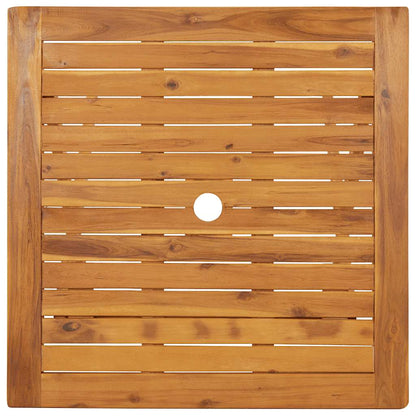 vidaXL Garden Dining Set | Wooden Brown | Solid Acacia wood | Compact | Foldable