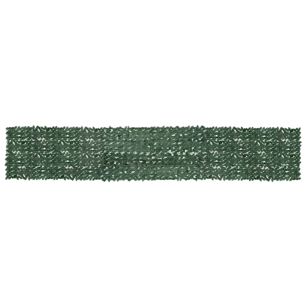 vidaXL Balcony Screen with Dark Green Leaves 600x100 cm