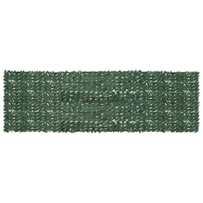 vidaXL Balcony Screen with Dark Green Leaves 500x150 cm