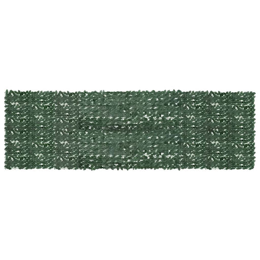 vidaXL Balcony Screen with Dark Green Leaves 500x150 cm