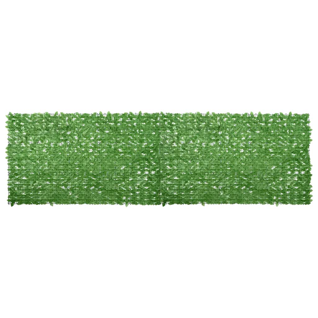 vidaXL Balcony Screen with Green Leaves 500x150 cm
