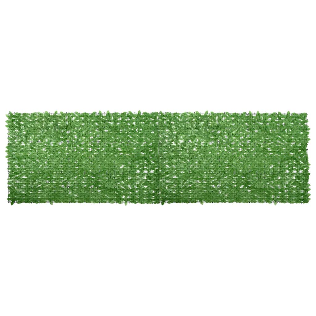 vidaXL Balcony Screen with Green Leaves 500x150 cm