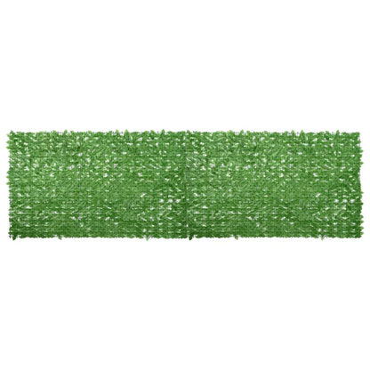 vidaXL Balcony Screen with Green Leaves 500x150 cm