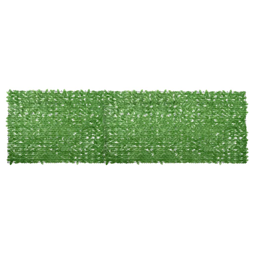 vidaXL Balcony Screen with Green Leaves 600x150 cm
