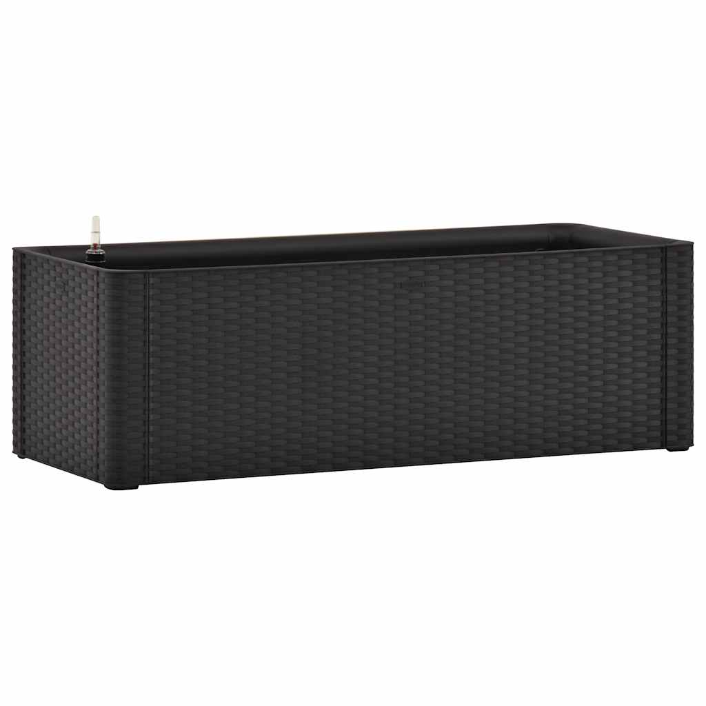 vidaXL Garden Raised Bed with Self Watering System Anthracite 100x43x33 cm