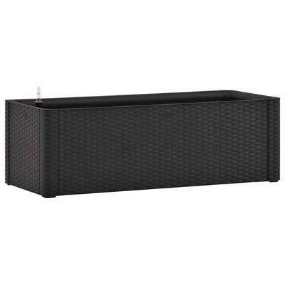 vidaXL Garden Raised Bed with Self Watering System Anthracite 100x43x33 cm