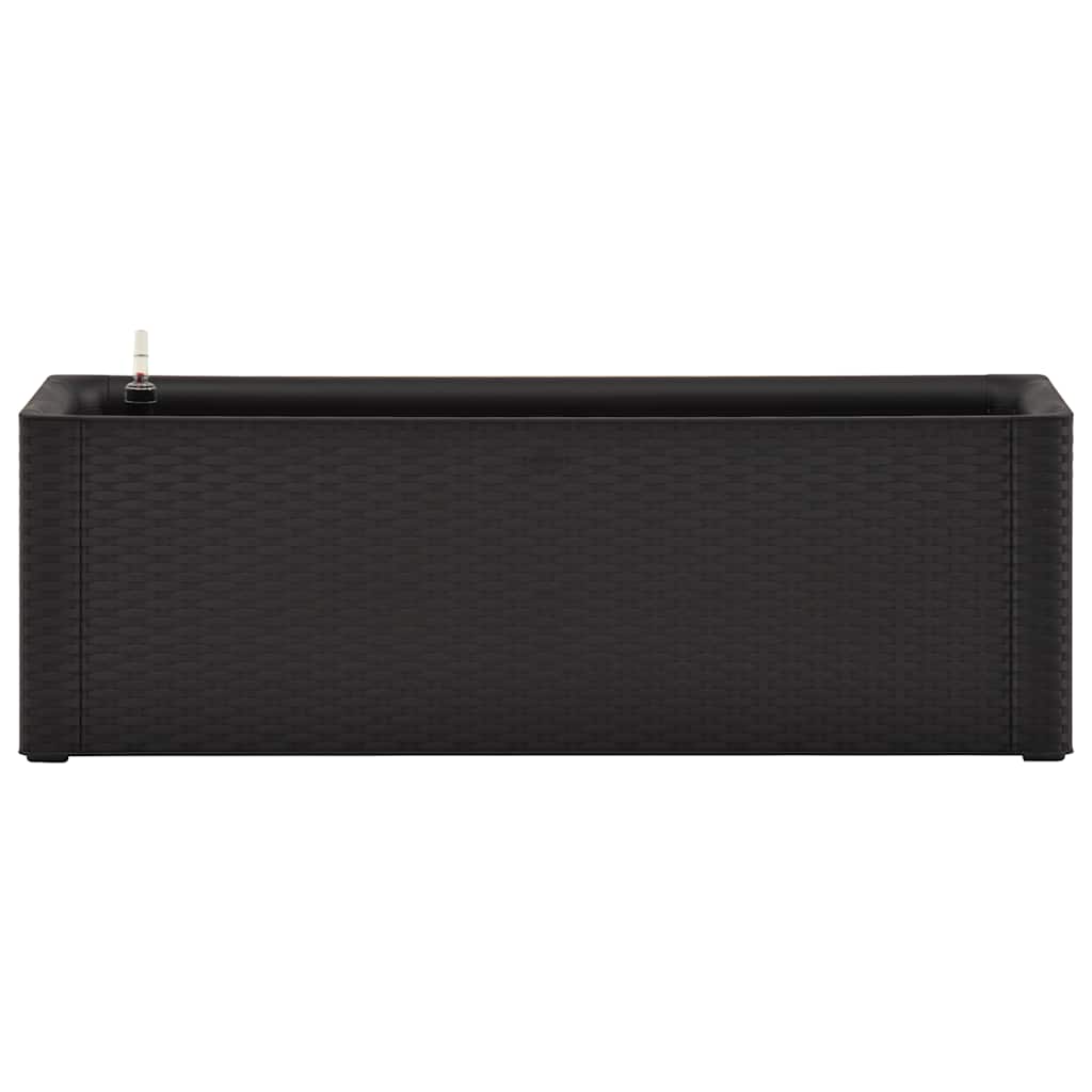vidaXL Garden Raised Bed with Self Watering System Anthracite 100x43x33 cm