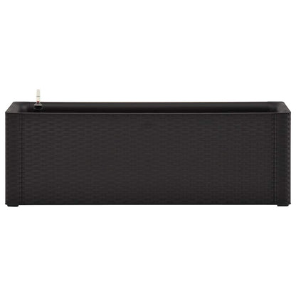 vidaXL Garden Raised Bed with Self Watering System Anthracite 100x43x33 cm