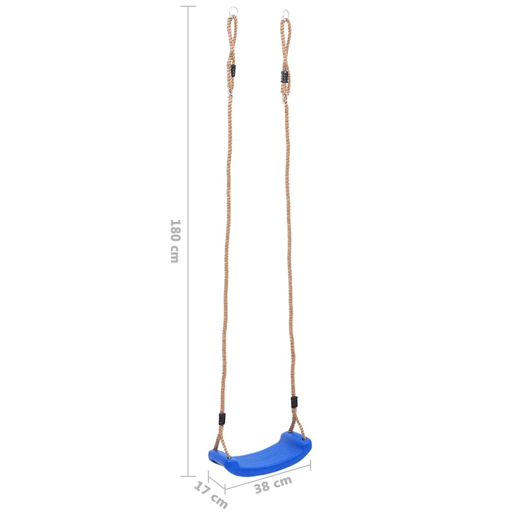 vidaXL Swing Seat for Children Blue