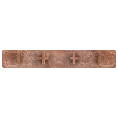 vidaXL Decking End Caps 10 pcs Brown Plastic