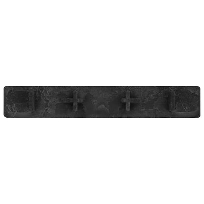 vidaXL Decking End Caps 10 pcs Black Plastic