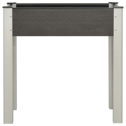 vidaXL Garden Raised Bed 75x40x75 cm WPC Grey