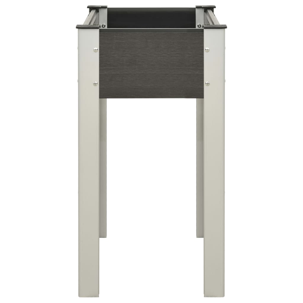 vidaXL Garden Raised Bed 75x40x75 cm WPC Grey