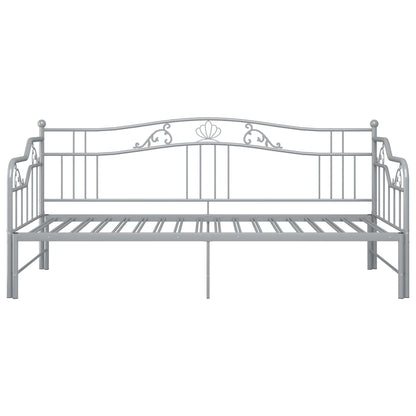 vidaXL Sofa Bed Frame | Grey | Powder-coated metal