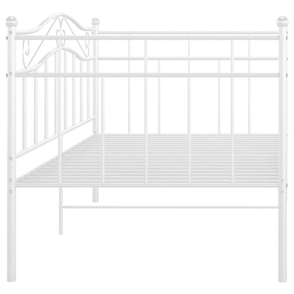 vidaXL Sofa Bed Frame | White | Powder-coated metal | 90 x 200 cm