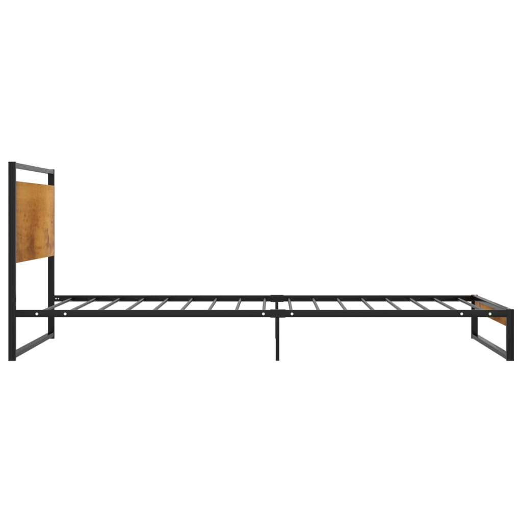 vidaXL Bed Frame without Mattress Metal 90x200 cm