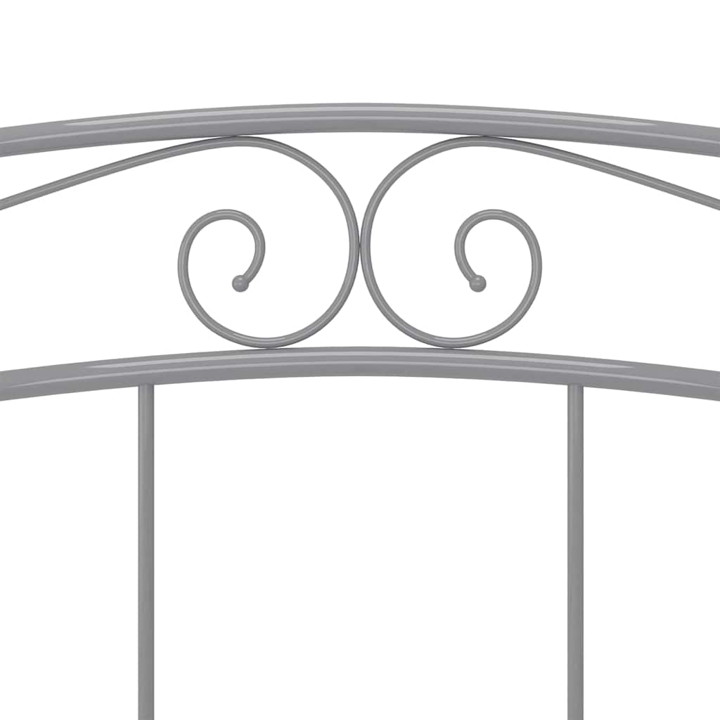 vidaXL Bed Frame | Grey | Powder-coated metal | Super King | Tough | Bed Frame