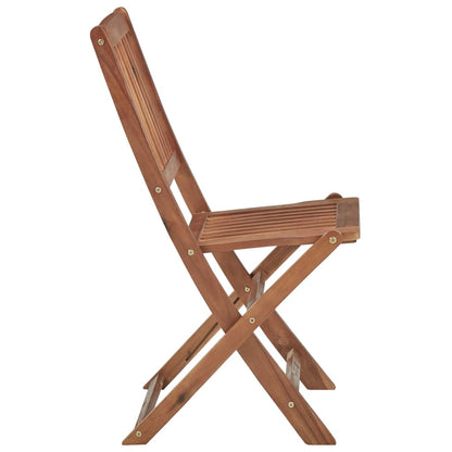 vidaXL Outdoor Chair | Set of 2 | Natural Wood | Solid Acacia wood | Standard