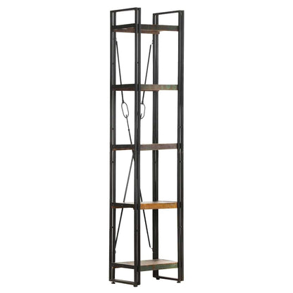 vidaXL 5-Tier Bookcase 40x30x180 cm Solid Reclaimed Wood