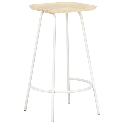 vidaXL Bar Stools 4 pcs Solid Mango Wood