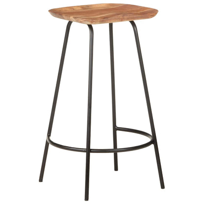 vidaXL Bar Stools 4 pcs Solid Acacia Wood