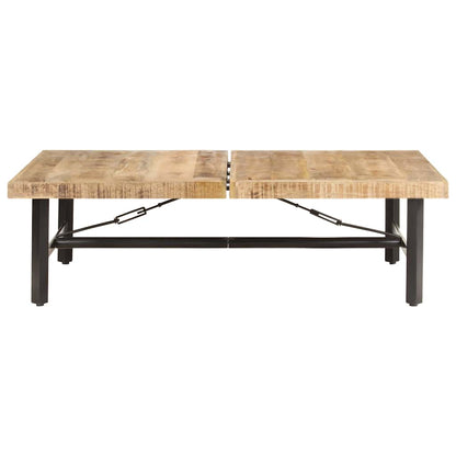 320653 vidaXL Coffee Table 142x90x42 cm Solid Mango Wood