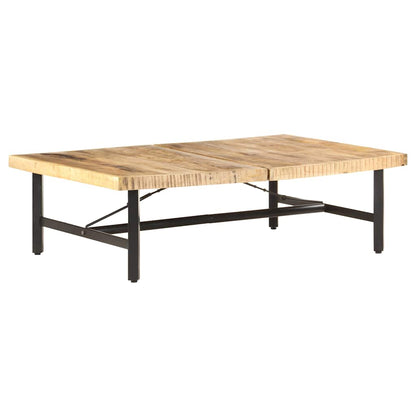 320653 vidaXL Coffee Table 142x90x42 cm Solid Mango Wood