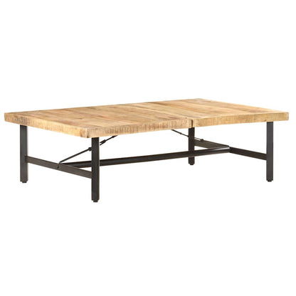 320653 vidaXL Coffee Table 142x90x42 cm Solid Mango Wood