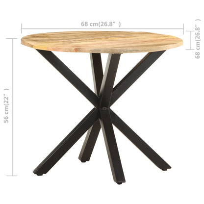 vidaXL Side Table 68x68x56 cm Solid Mango Wood