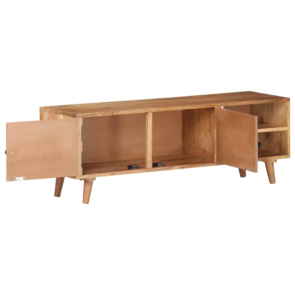 vidaXL TV Cabinet 115x30x39 cm Solid Acacia Wood