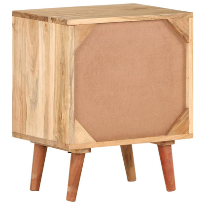 vidaXL Bedside Cabinet | Natural wood and black