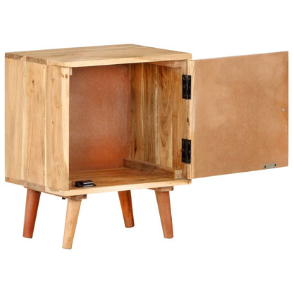 vidaXL Bedside Cabinet | Natural wood and black