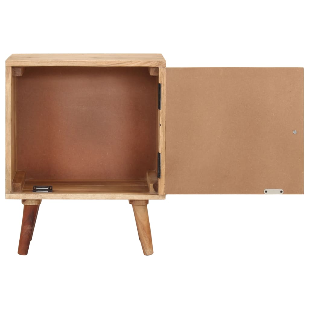 vidaXL Bedside Cabinet | Natural wood and black