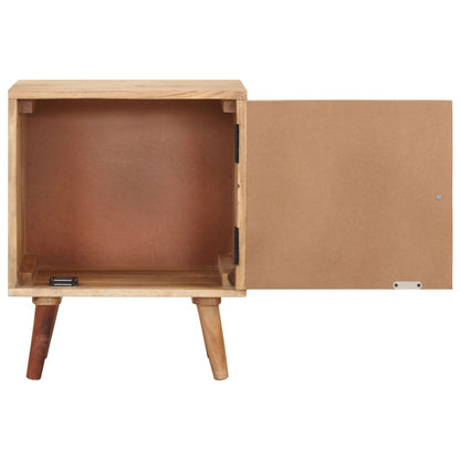 vidaXL Bedside Cabinet | Natural wood and black