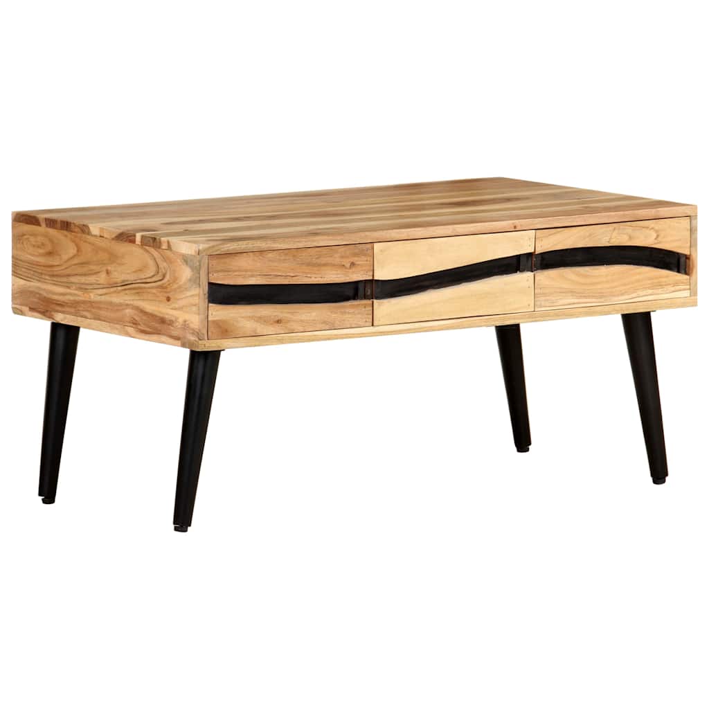 322676 vidaXL Coffee Table 88x50x42 cm Solid Acacia Wood