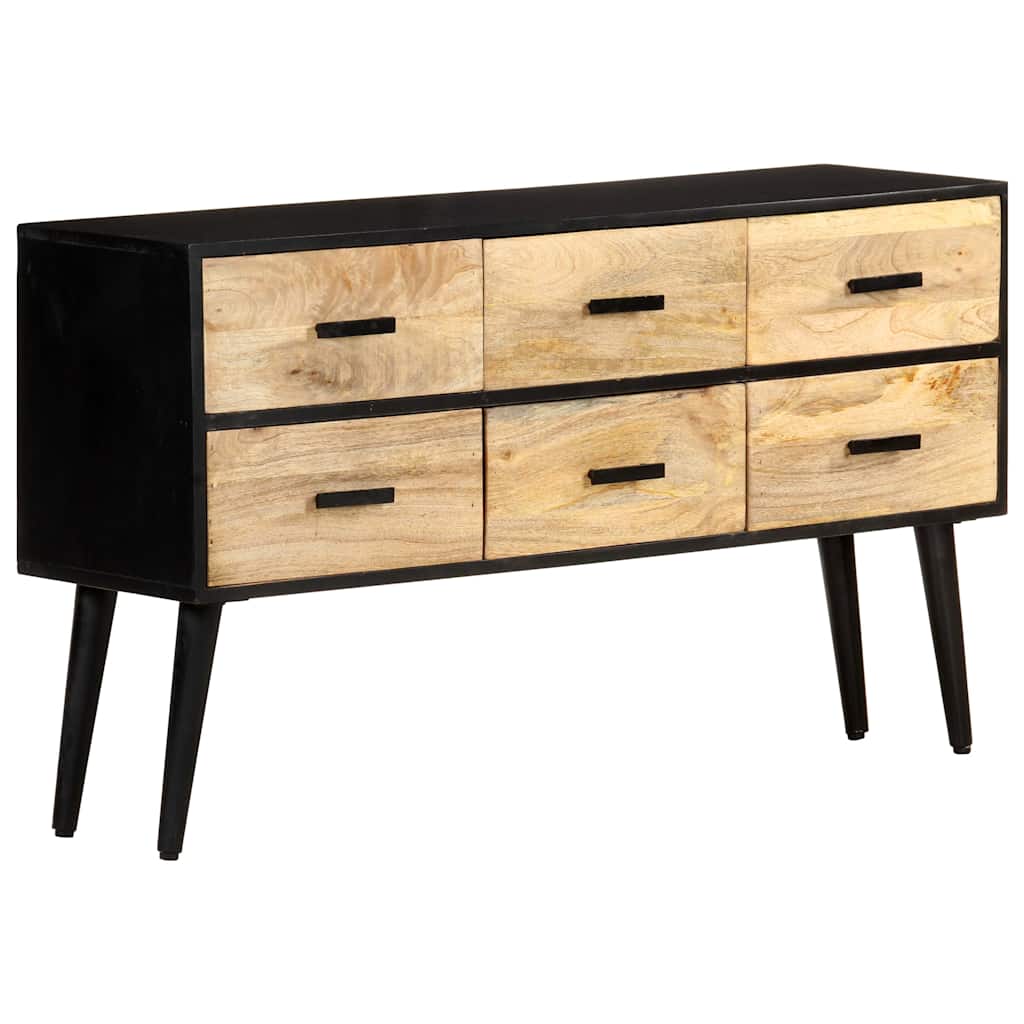 322678 vidaXL Sideboard 110x33x64 cm Solid Mango Wood