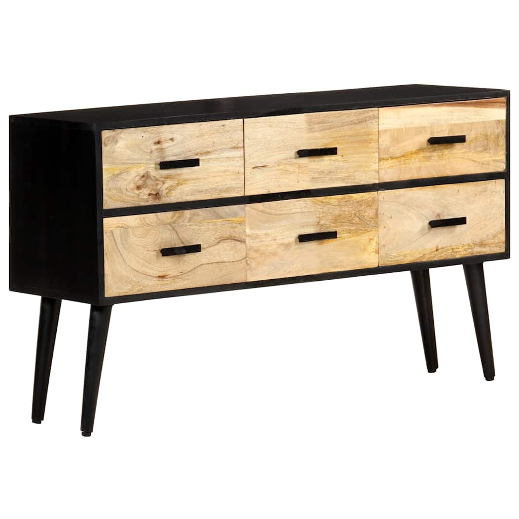 322678 vidaXL Sideboard 110x33x64 cm Solid Mango Wood