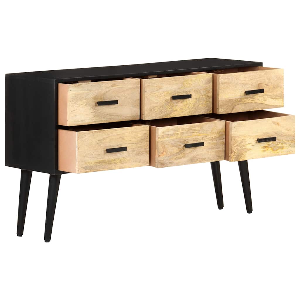 322678 vidaXL Sideboard 110x33x64 cm Solid Mango Wood