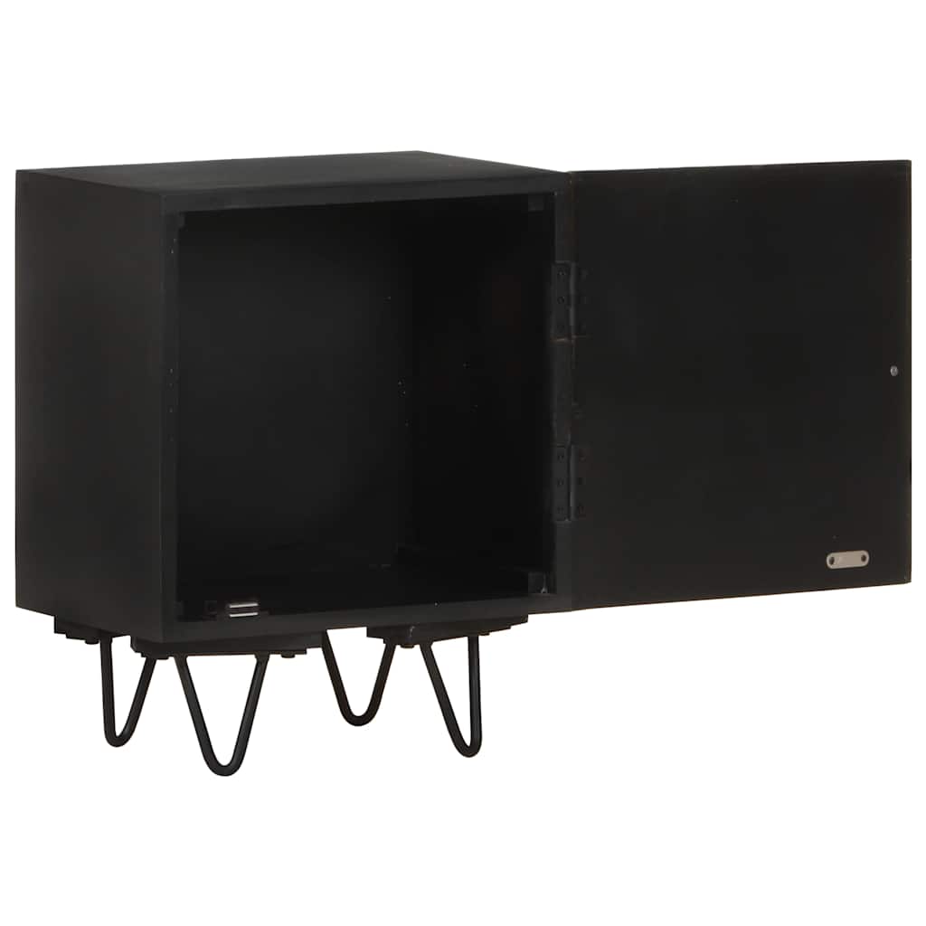 vidaXL Bedside Cabinet | Gold and Black