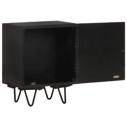 vidaXL Bedside Cabinet | Gold and Black