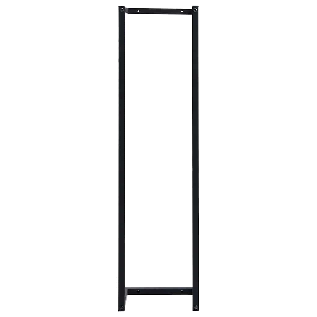vidaXL Towel Rack Black 25x20x95 cm Iron