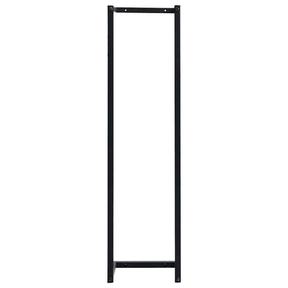 vidaXL Towel Rack Black 25x20x95 cm Iron
