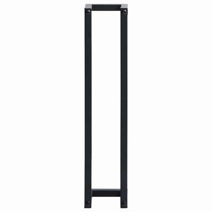 325919 vidaXL Towel Rack Black 12,5x12,5x60 cm Iron