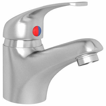 149083 vidaXL Basin Mixer Tap Silver 13x10 cm