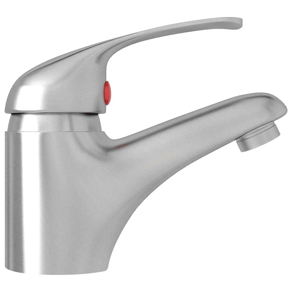 149083 vidaXL Basin Mixer Tap Silver 13x10 cm
